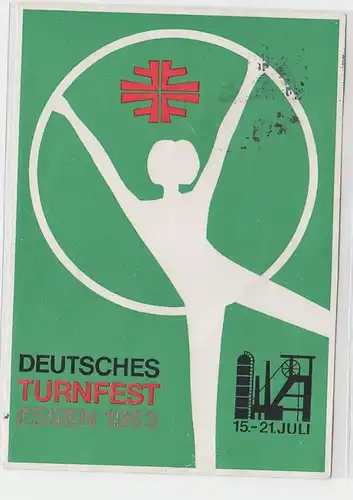 65655 Ak Deutsches Turnfest Essen 15. bis 21. Juli 1963