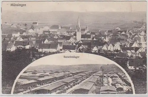 66948 Multi-image Ak Münsingen camp de baraque 1912