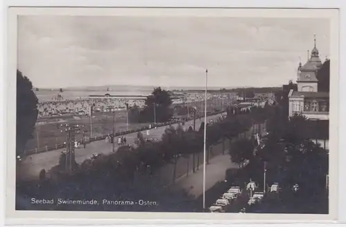 67132 AK Seebad Swinemünde - Panorama-Osten 1933