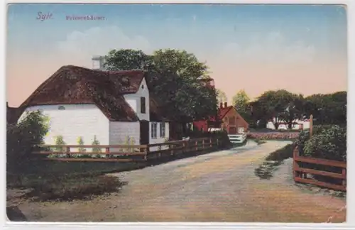 67476 Ak Mer du Nordbad Sylt - Maisons de Friesen vers 1920