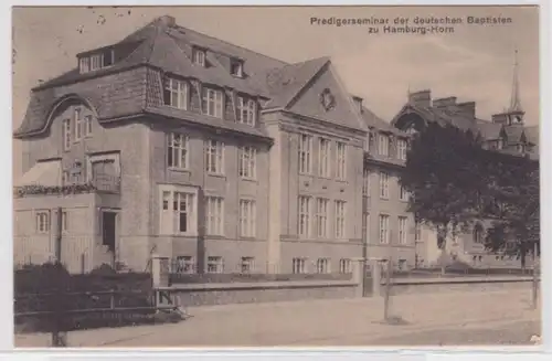 67576 Ak Séminaire d'Ecclésiaste des baptistes allemands à Hambourg-Horn 1917