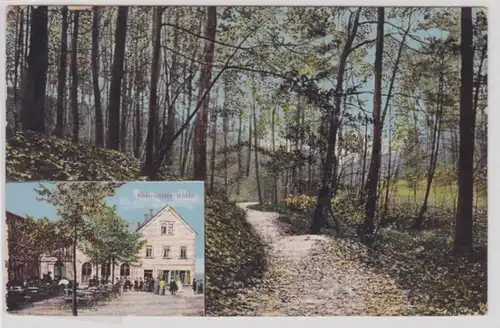 67800 Mehrbild Ak Gruss aus der Eutschützer Mühle Bannewitz 1913