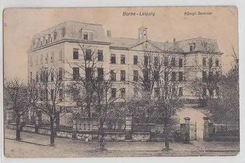 68190 Ak Borna Leipzig königliches Seminar 1912