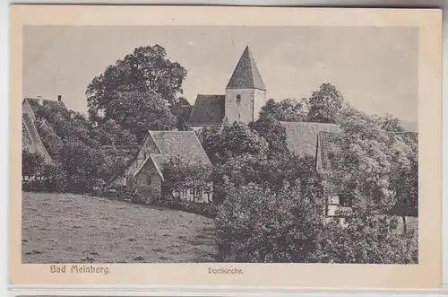 68297 Ak Bad Meinberg Dorfkirche um 1920