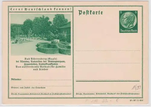 68373 Ganzsachen Ak Bad Dürrenberg (Saale) um 1940