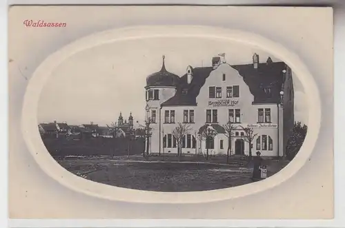 68433 Ak Waldsassen Gasthof Bayrischer Hof 1916