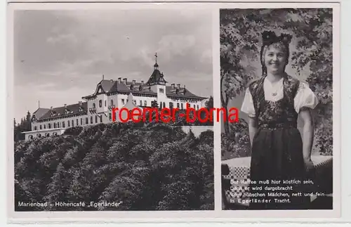 68758 Multi-image Ak Marienberg Höhencafé 'Egerlanden' 1939