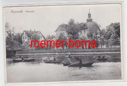 69011 Ak Bayreuth Lac tubulaire avec bateaux à rames 1934