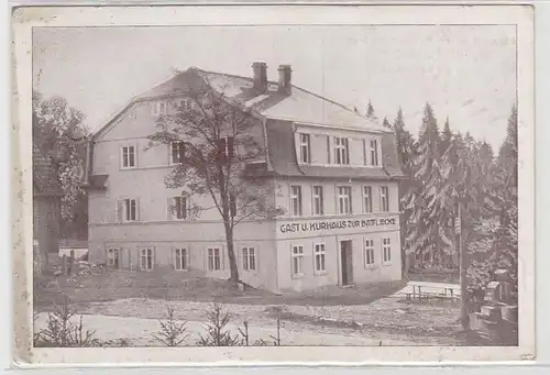 69084 Ak Motzdorf près de la Moldavie auberge 'Zur Battlecke' 1930