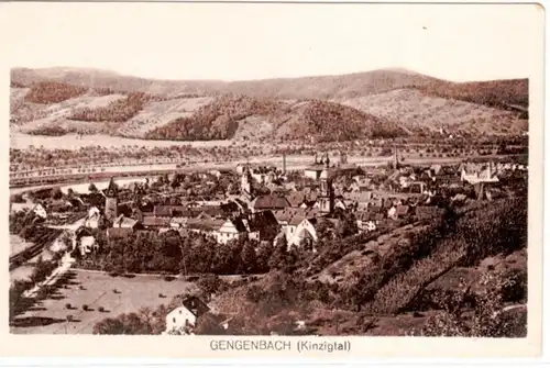 70111 Ak Gengenbach (Kinzigttal) Vue totale vers 1930