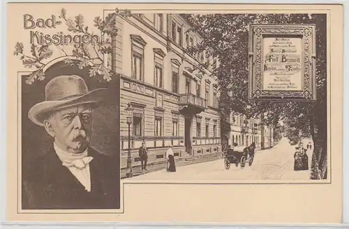70176 Multi-image Ak Bad Kissingen avec le prince Bismarck vers 1920