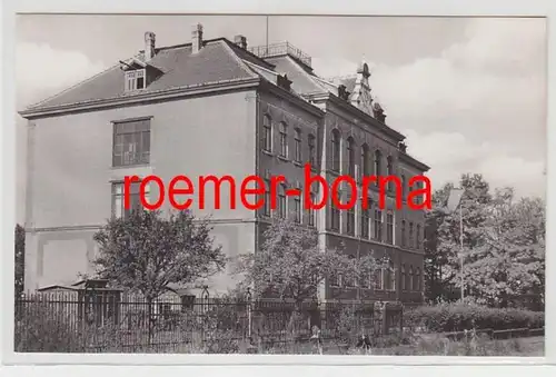 70305 Ak Dahlen (Kr. Oschatz) Schule um 1965