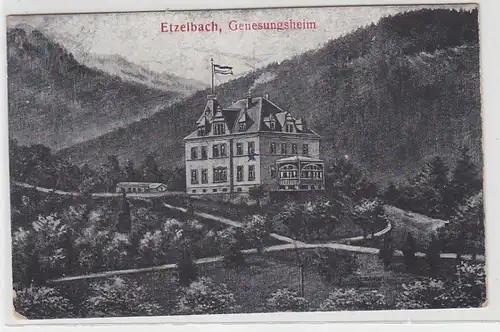 70313 Ak Etzelbach Genesungsheim 1922