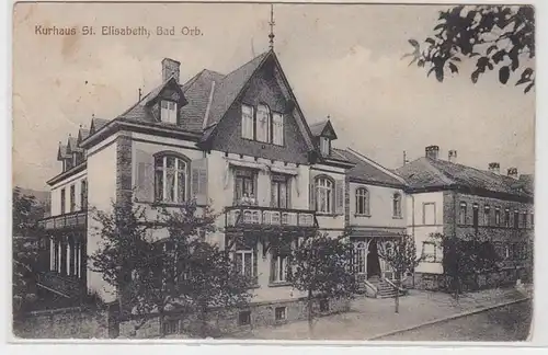 70319 Feldpost Ak Bad Orb Kurhaus St. Elisabeth 1914