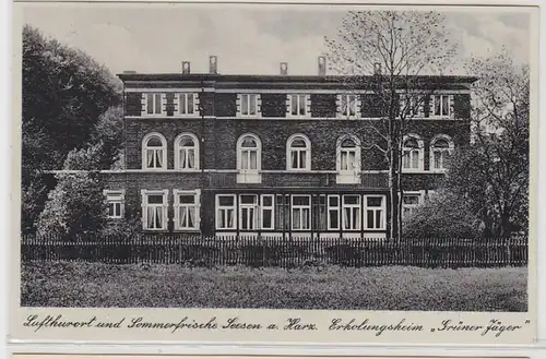 70415 Ak Seesen am Harz Erholungsheim 'Grüner Jäger' 1937