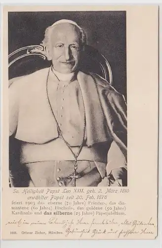 70421 Ak Sa Sainteté Pabst Léon XIII 1903