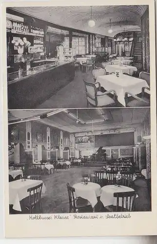 70501 Ak Berlin Restaurant et salle de bains 'Kottbusser Klause' vers 1940