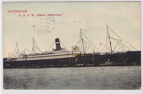 70608 AK Rotterdam N.A.S.M. 'Nieuw Amsterdam' 1910