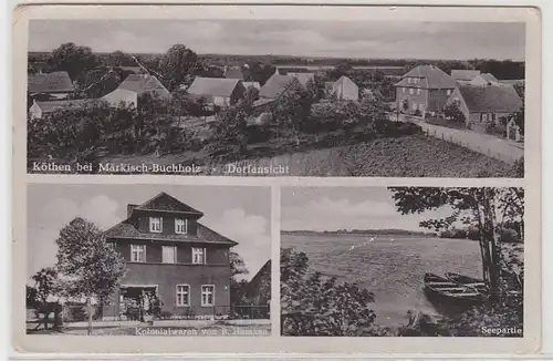 70610 Mehrbild Ak Köthen bei Märkisch Buchholz Kolonialwarengeschäft um 1950