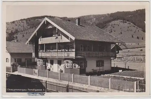 70650 Ak Oberammergau Fendttgasse 5, 1937