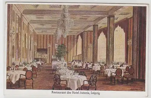 70664 Ak Leipzig Restaurant des Hotel Astoria 1939