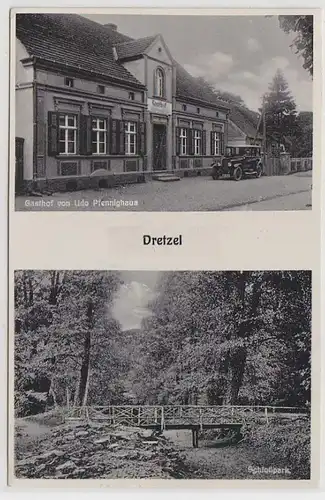 70682 Mehrbild Ak Dretzel bei Genthin Gasthof von Udo Pfennighaus 1940