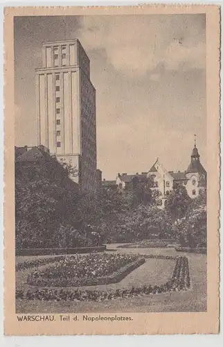 70840 Ak Warschau Teil des Napoleonplatzes 1942