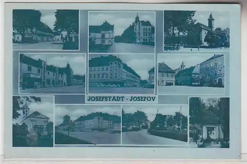 70838 Multi-image Ak Josefstadt Joséfov Vues de la ville vers 1940