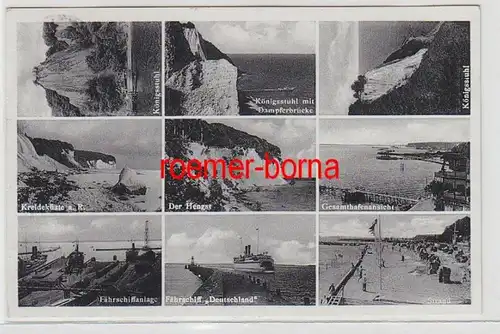 70946 Multi-image Ak Salutation de la Baltique Bad Sassnitz sur Rügen 1933