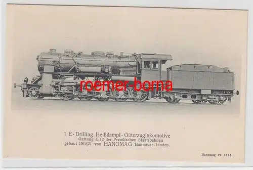 71052 Ak Hanomag vapeur Locomotive train de marchandises G 12 vers 1920