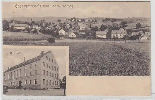 71085 Mehrbild Ak Gesamtansicht von Venusberg und Gasthof 1917