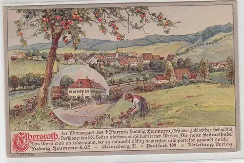 71107 Ak Elbersroth der Wirkungskreis des Pfarrers Ludwig Heumann um 1910