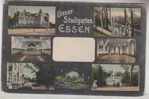 71116 Mehrbild Ak Unser Stadtgarten Essen um 1910
