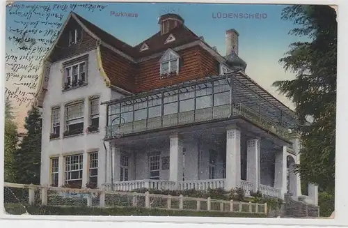 71166 Feldpost Ak Lüdenscheid Parkhaus 1918