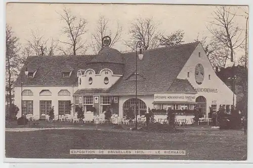 71173 Ak Exposition de Bruxelles (Brüssel), Le Bierhaus 1910