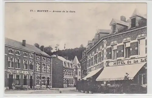 71239 Ak Houyet en Belgique Avenue de la Gare vers 1915