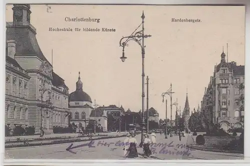 71241 Ak Charlottenburg Université des arts plastiques, Hardenbergstraße vers 1910