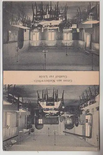 71328 Mehrbild Ak Gruß aus Niederzwönitz Gasthof zur Linde