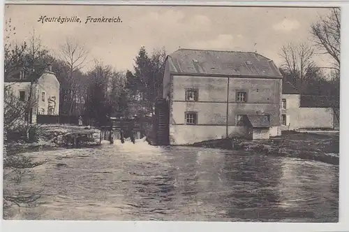 71338 Ak Heutégiville France Moulin d'eau 1915