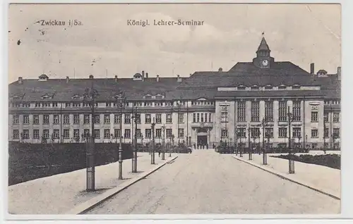 71362 Feldpost Ak Zwickau königliches Lehrer Seminar 1915