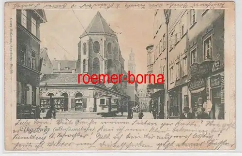 71390 Ak Augsburg Barfüsserstraße vers 1900