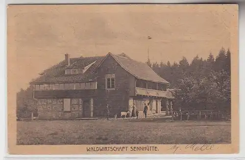 71397 Ak Waldwirtschaft Sennhütte bei Hameln 1921