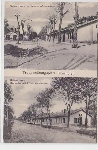 71407 Multi-image Ak Place d'exercice militaire Oberhofen en Alsace vers 1915