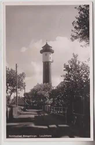 71478 Foto Ak Nordseebad Wangerooge Leuchtturm 1939