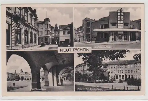 71479 Mehrbild Ak Neutitschein Nový Jicín städtisches Kino usw. 1941