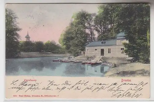 71501 Ak Dresden Lac Carola 1903