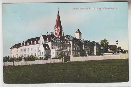 71531 Poste de terrain Ak Abbaye missionnaire Saint-Ottilie, Haute-Bavière, 1915