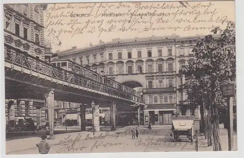 71533 Ak Berlin, Hochbahn - Hausbruch, 1910