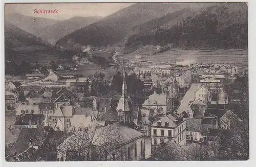 71650 Feldpost Ak Schirmeck Totalansicht, 1915
