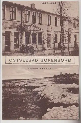 71690 Mehrbild Ak Ostseebad Sorenbohm Hotel Seeblick 1924